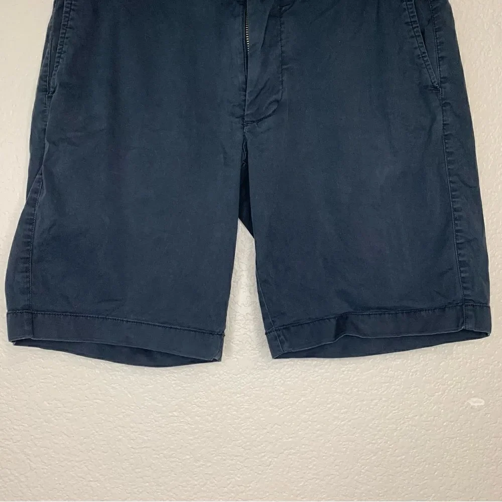 J. Crew Stretch Navy Blue Men’s Chino Shorts, Size 30 x 9